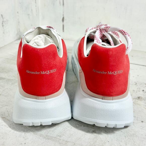 NWT Alexander McQueen Court Larry Oversized Platform Trainer Sneaker White 39.5 - Picture 8 of 12